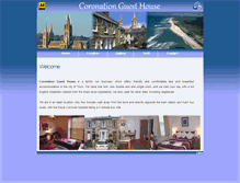 Tablet Screenshot of coronationguesthouse.com